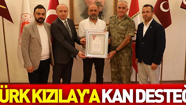 Samsun'da Mehmetçik'ten Türk Kızılay'a kan desteği