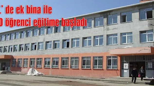 İHL' de ek bina ile 500 öğrenci eğitime başladı