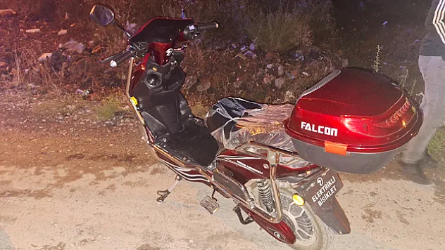 elektrikli bisiklet sürücüsü yaralandı