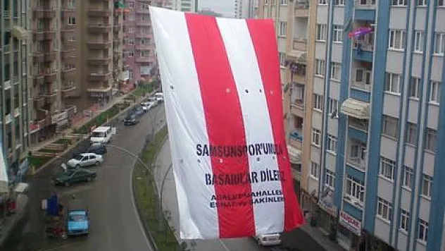 O düdük Samsunspor bayrağı için çaldı