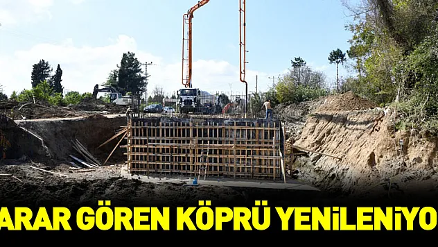 zarar gören köprü yenileniyor