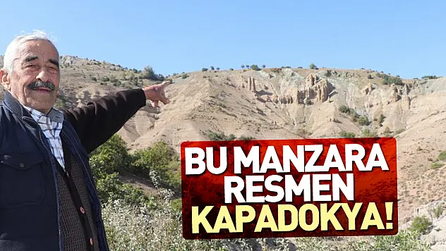 Bu manzara Resmen Kapadokya!