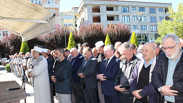 Havza'da, hayatını kaybeden Filistinliler için gıyabi cenaze namazı kılındı