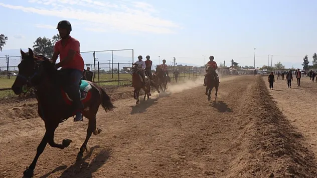Nazilli'de rahvan atlar birincilik için yarıştı