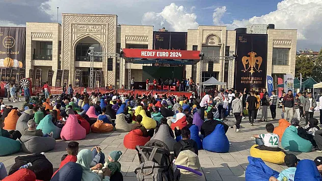 Konya'da milli maç heyecanı