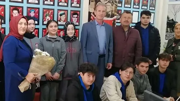 Öğrencilerden şehit ailelerine ziyaret
