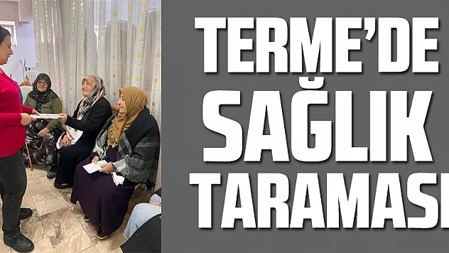 Terme'de sağlık taraması