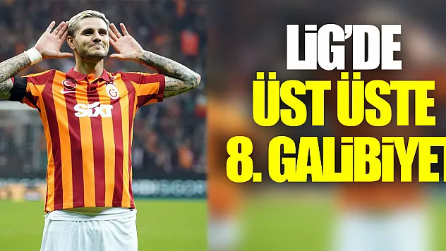 Lig'de üst üste 8. galibiyet