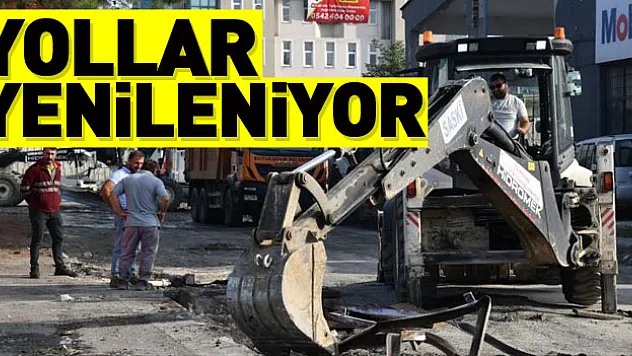 Samsun'da yollar yenileniyor