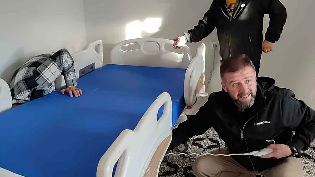 yatalak hastalara ücretsiz hasta yatağı dağıtıldı