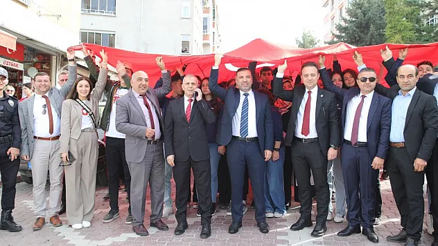 Kavak'ta 100. Yıl Yürüyüşü