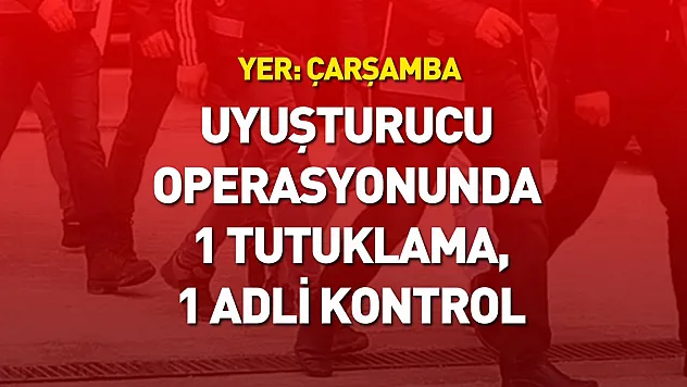 Uyuşturucu operasyonunda 1 tutuklama,1 adli kontrol
