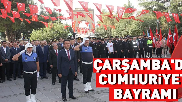 Çarşamba'da Cumhuriyet Bayramı