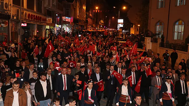 Havza'da Fener Alayı Yürüyüşü