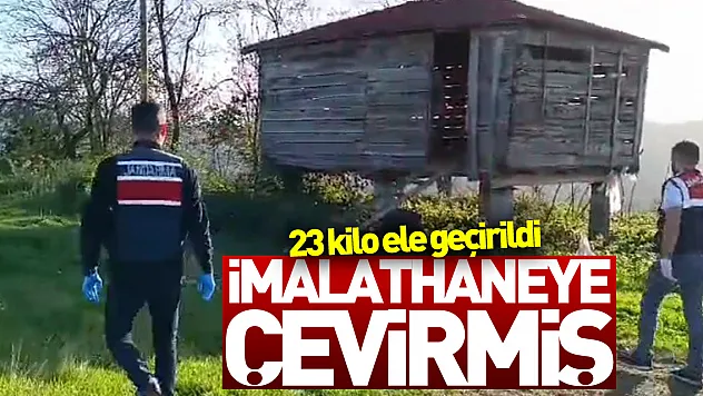 İmalathaneye çevirmiş