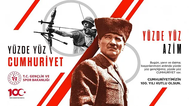 Spor camiasından 100. yıl paylaşımları