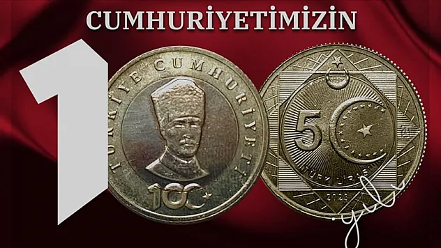 '5 Türk lirası' hatıra parasını tanıtıldı