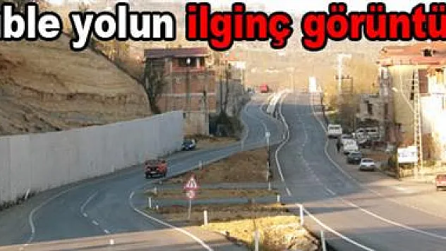Duble yolun ilginç görüntüsü
