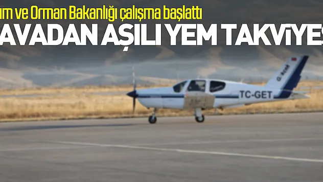 Kuduzla mücadelede havadan aşılı yem bırakılıyor