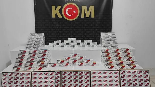 Samsun'da 90 bin boş makaron ele geçirildi