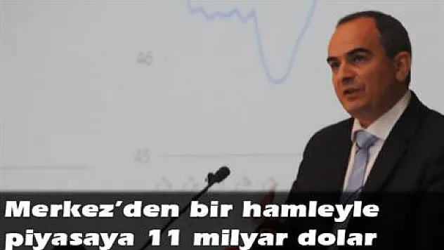 Merkez'den piyasaya 11 milyar TL