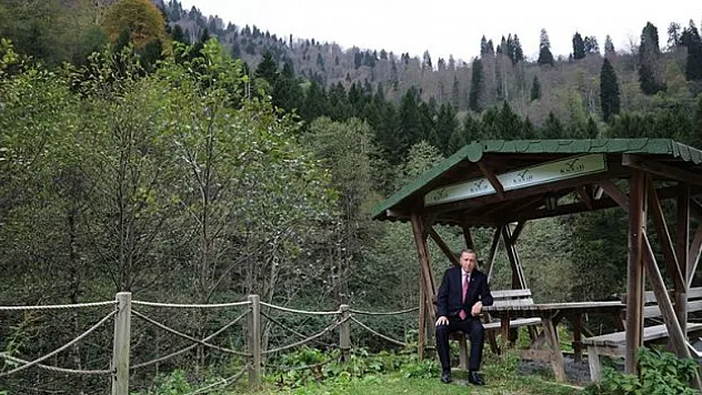 Erdoğan, Ayder Yaylası'nda