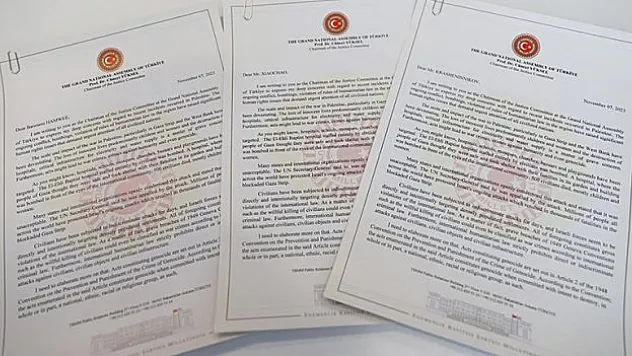 TBMM Adalet Komisyonundan 'Filistin' mektubu