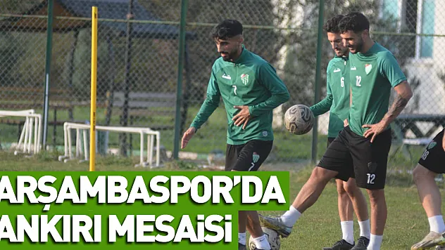 Çarşambaspor'da Çankırı Mesaisi