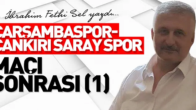 ÇARŞAMBASPOR- ÇANKIRI SARAY SPOR MAÇI SONRASI (1)