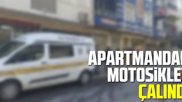 Apartmandan Motosiklet Çalındı