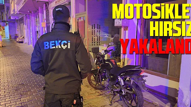 Motosiklet Hırsızı Yakalandı
