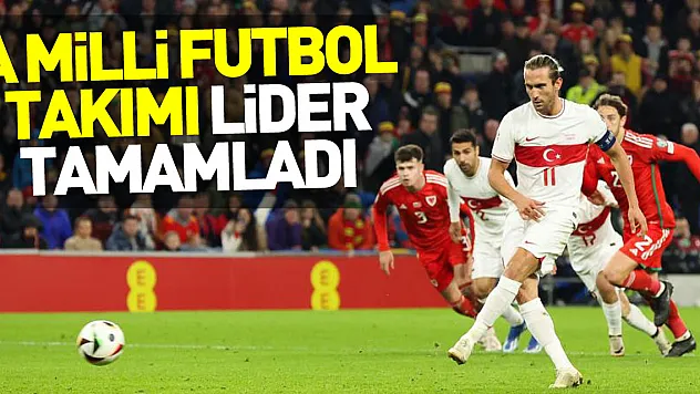 A Milli Futbol Takımı lider tamamladı