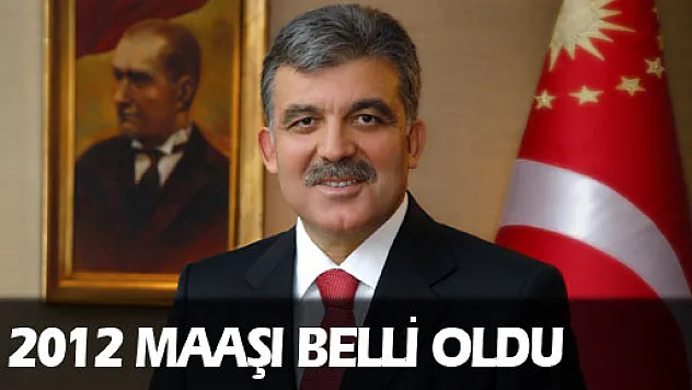 Cumhurbaşkanı'nın maaşı 33 bin 500 lira oldu