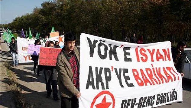 Samsun Omü'de Öğrenci Eylemi