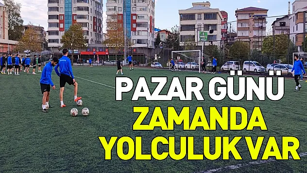 Pazar günü zamanda yolculuk var