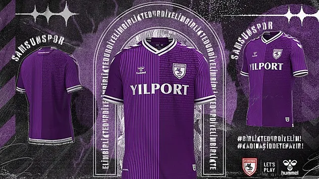 Samsunspor, kadına şiddete karşı 'dur' diyor