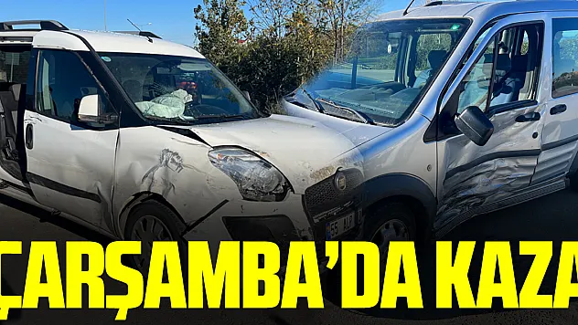 Çarşamba'da kaza: 1 yaralı
