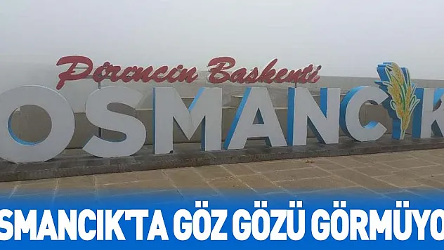 Osmancık'ta göz gözü görmüyor