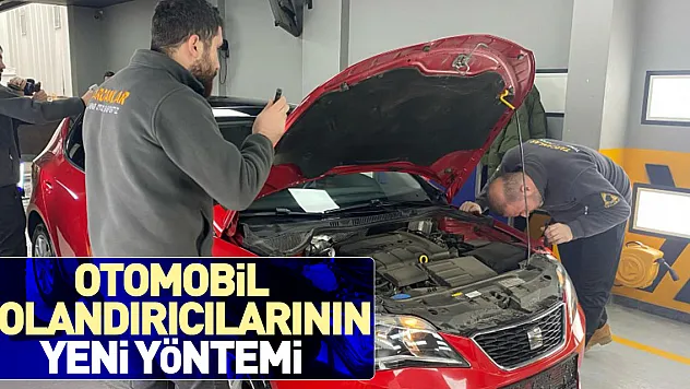 Otomobil dolandırıcılarının yeni yöntemi