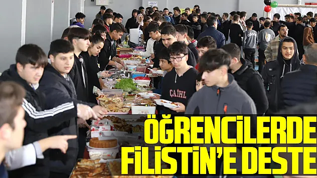Öğrencilerden Filistin'e Destek