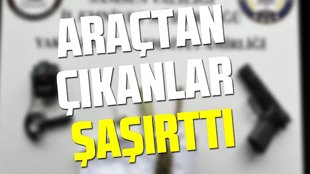 Araçtan Çıkanlar Şaşırttı