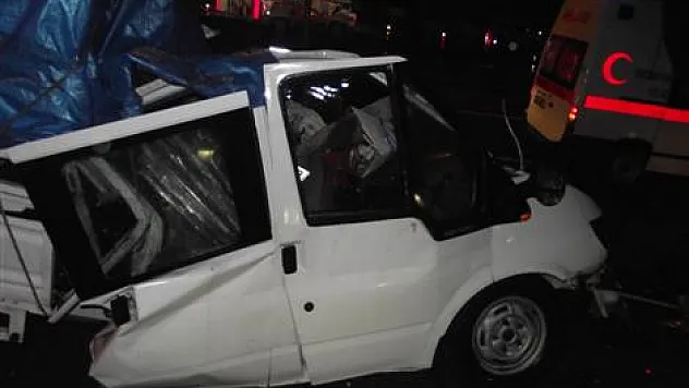 Çarşamba'da feci kaza:1 ölü, 1 yaralı