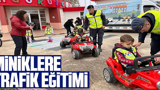 Miniklere trafik eğitimi