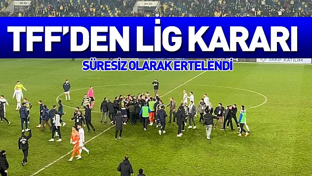 Türkiye'de tüm ligler süresiz olarak ertelendi