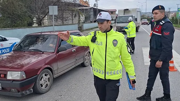 Samsun'da trafik denetimi