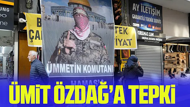 Samsun'da Ümit Özdağ'a posterli tepki