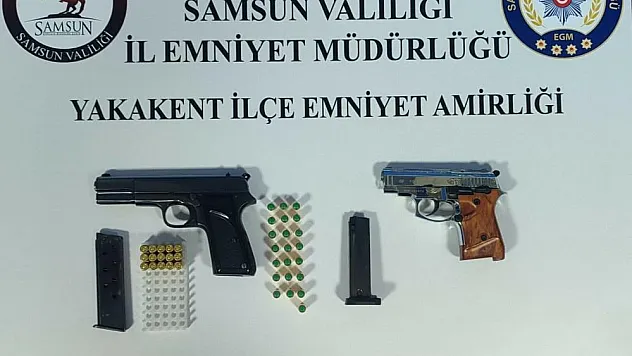 Yakakent'teki silah ele geçirildi