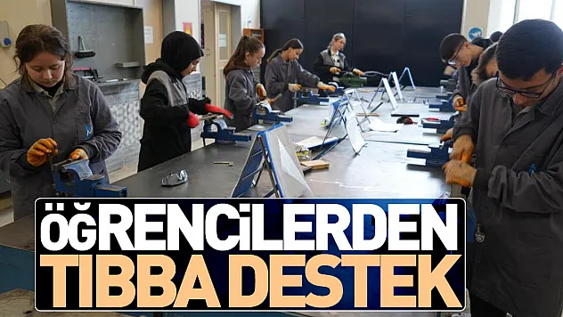 Öğrencilerden Tıbba Destek