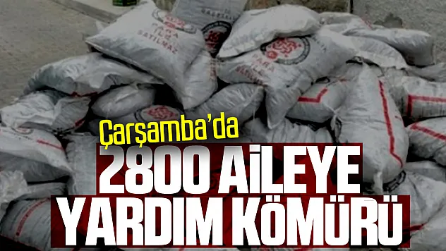 2800 AİLEYE YARDIM KÖMÜRÜ