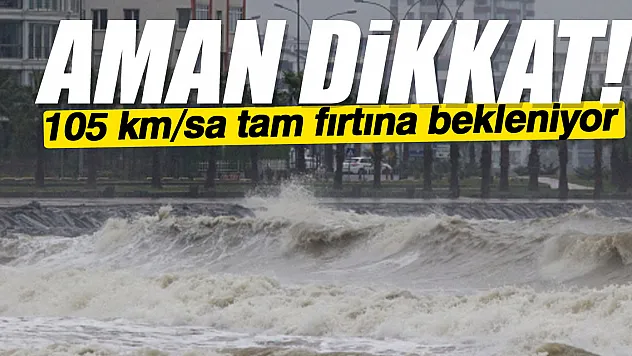 Karadeniz'de fırtına uyarısı